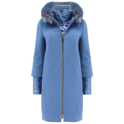 Blue Cashmere Jackets & Coat