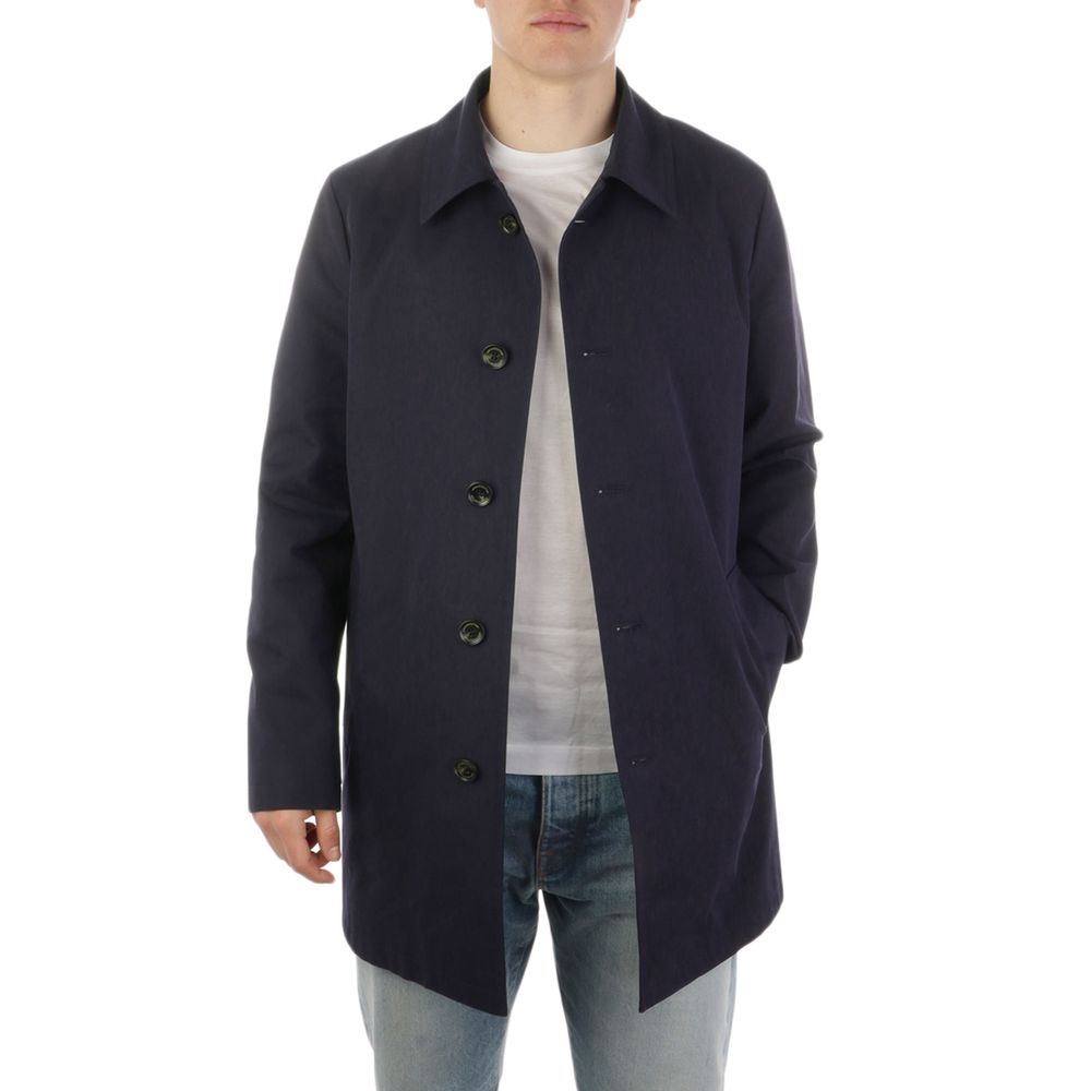 Blue Polyester Jacket