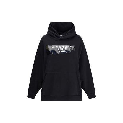 Gauzy fabric Hoodie with givenchy tape