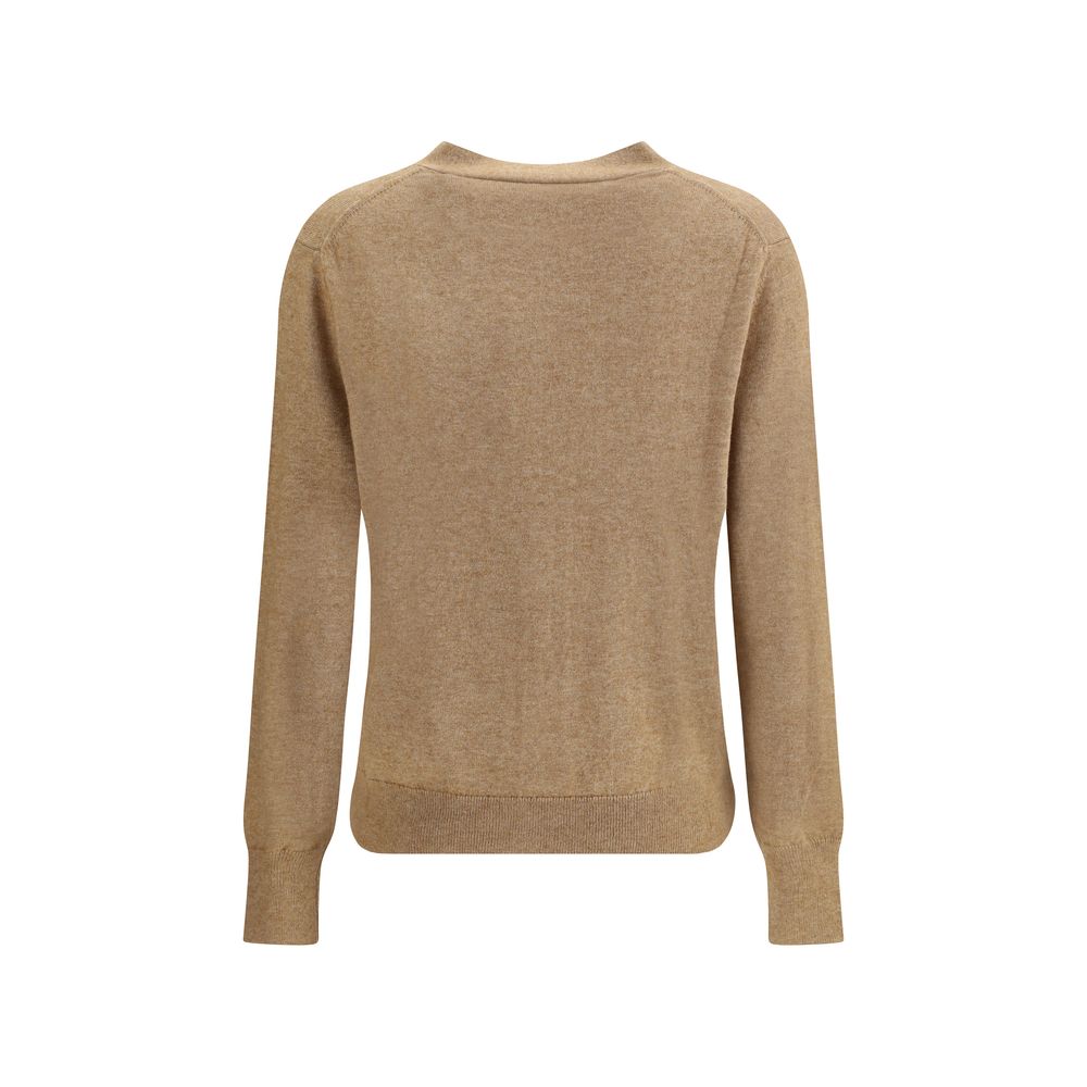 Beige Cotton Cardigan