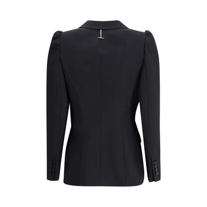 Black single-breasted jacket