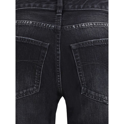 Wide-leg Cotton Jeans