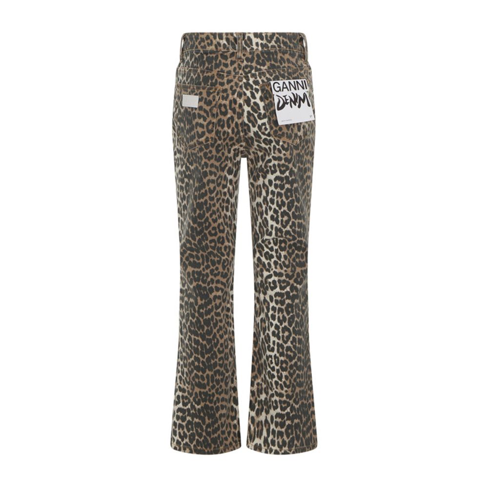Multicolor Cotton Casual Pants