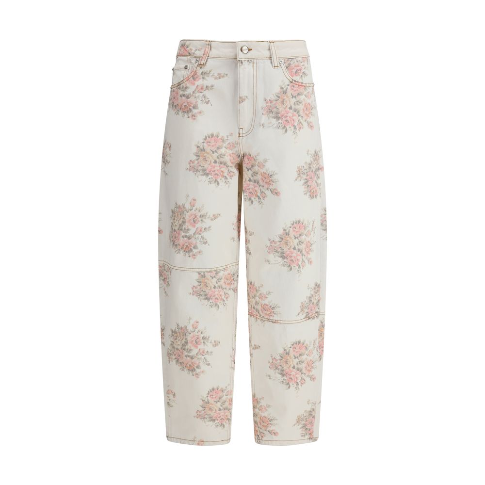 Multicolor Cotton Jeans Denim