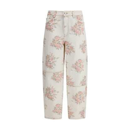 Multicolor Cotton Jeans Denim