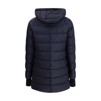 Blue Polyester Coat