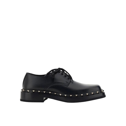 Black Calfskin Oxfords And Derbies