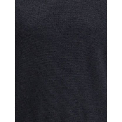 Blue Merino Wool Sweatshirt