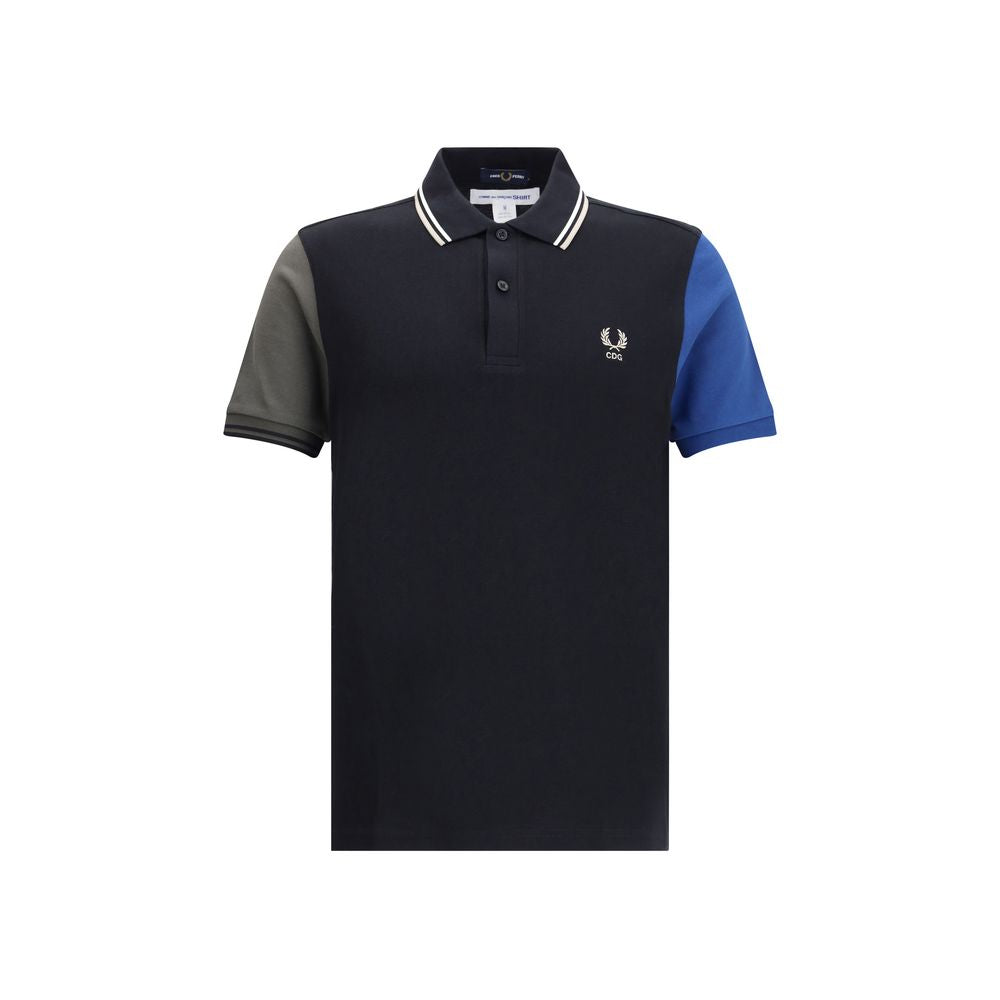 Black Cotton Polo Shirt