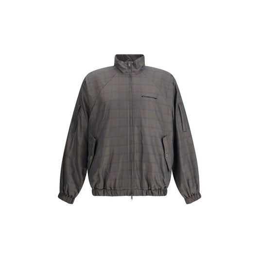 Brown Cotton Shell Jacket