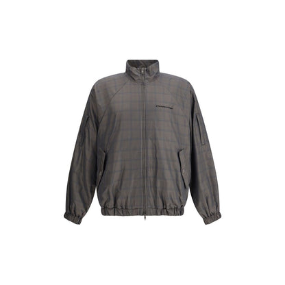 Brown Cotton Shell Jacket