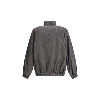 Brown Cotton Shell Jacket