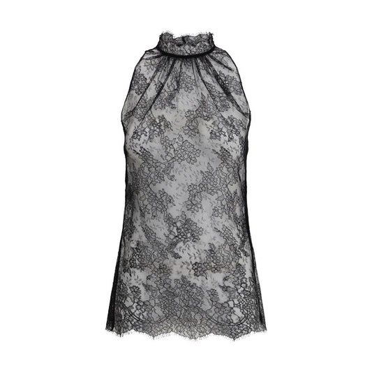 Black Polyamide Top