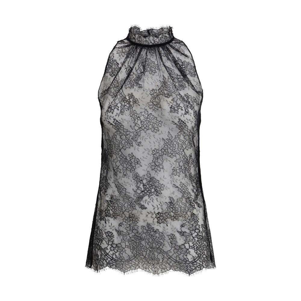 Black Polyamide Top