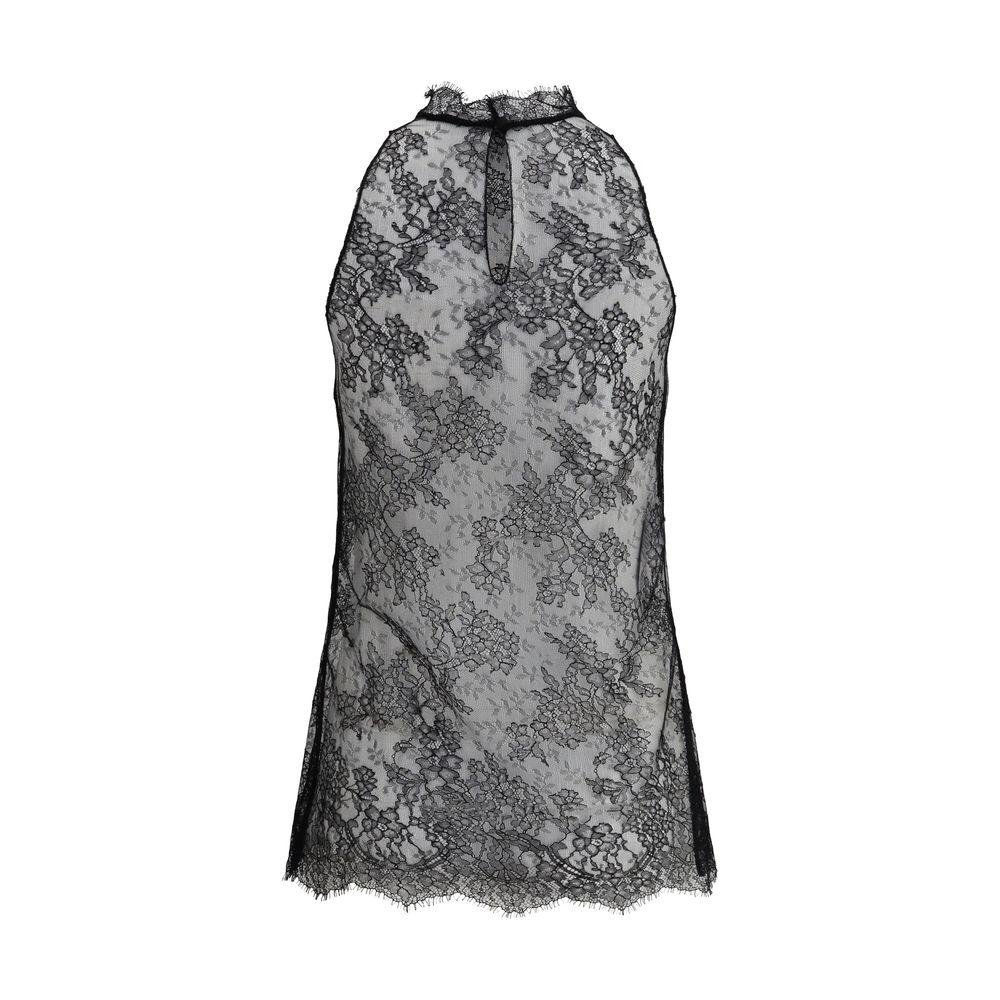 Black Polyamide Top
