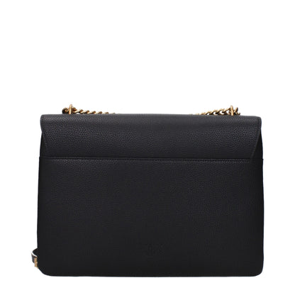 Black Leather Crossbody Bag