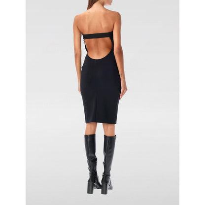 Black Cotton Casual Dress