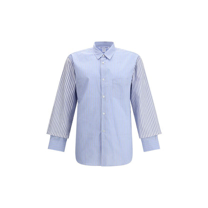 Light Blue Cotton Pattern Shirt