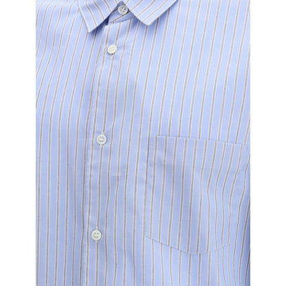 Light Blue Cotton Pattern Shirt