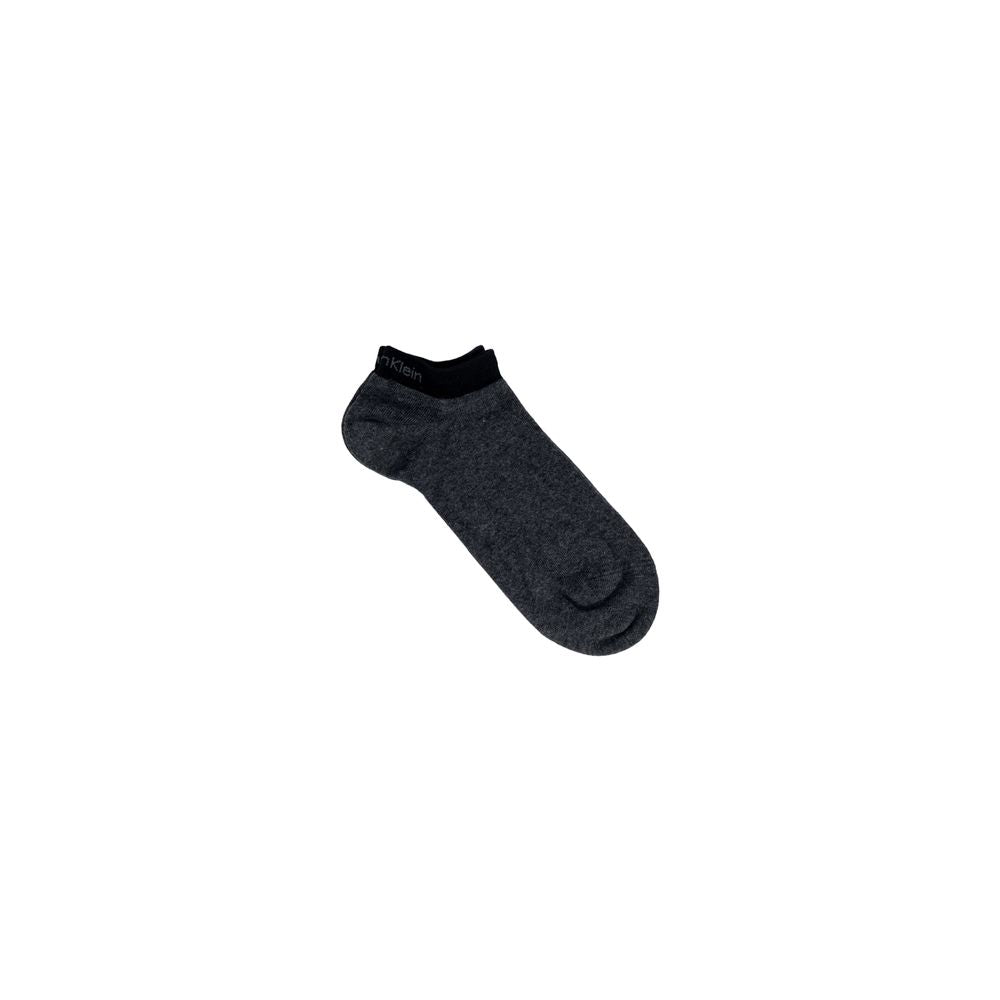 Gray Elastane Socks