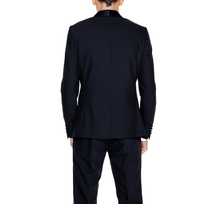 Black Polyester Blazer