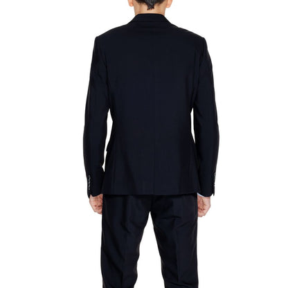 Black Polyester Blazer