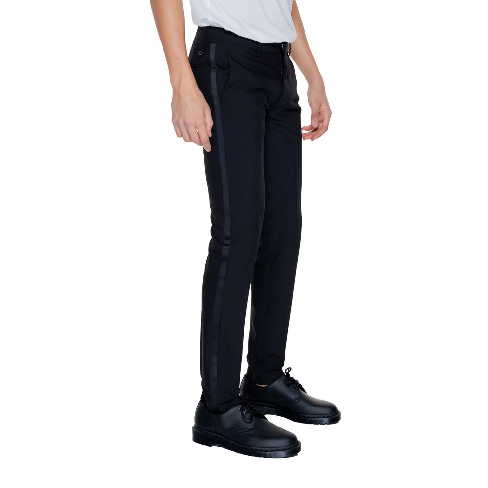 Black Polyester Pant