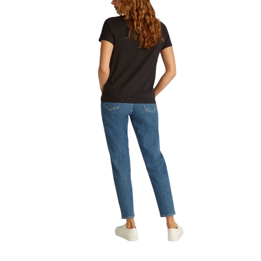 Black Recycled Cotton T-Shirt