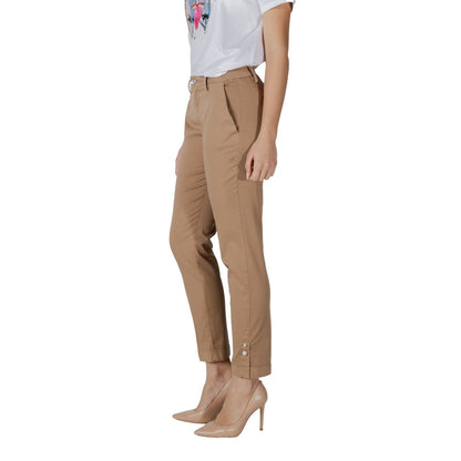 Beige Cotton Pant