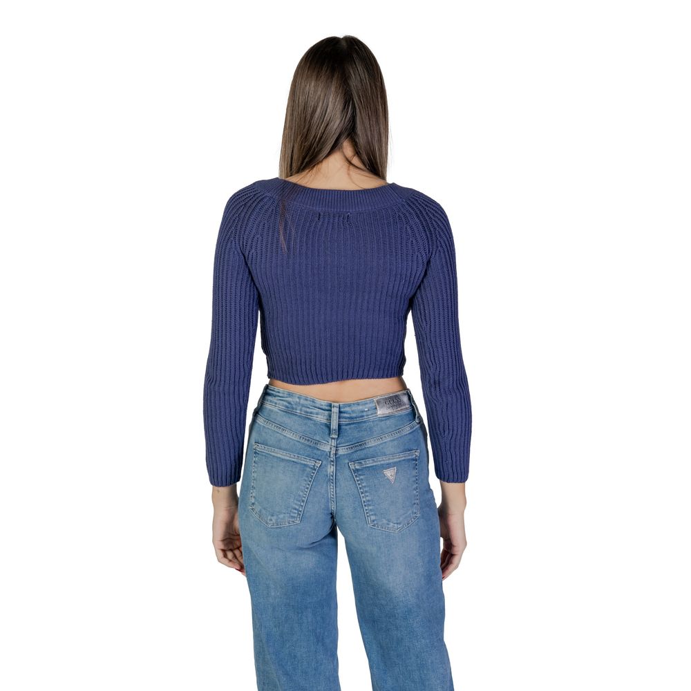 Light Blue Marabou Sweatshirt