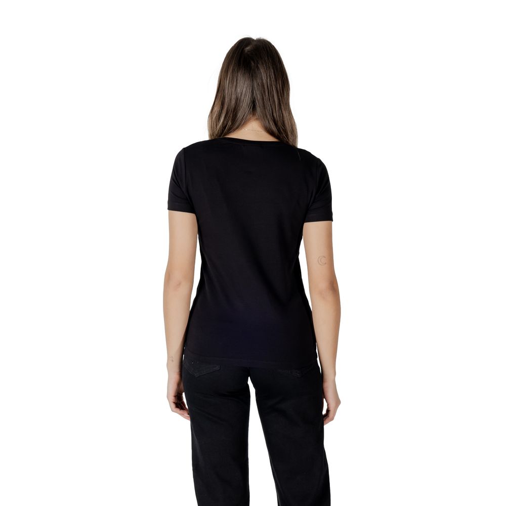 Black Cotton T-Shirt
