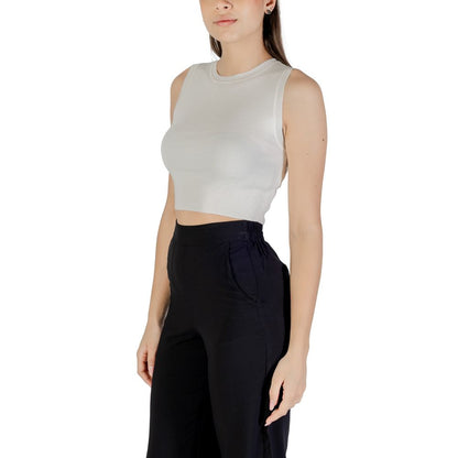 White Viscose Tank Tops