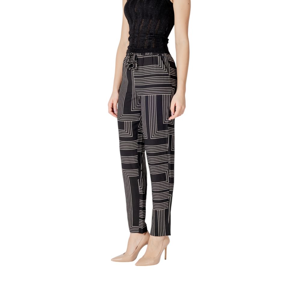Black Viscose Pants