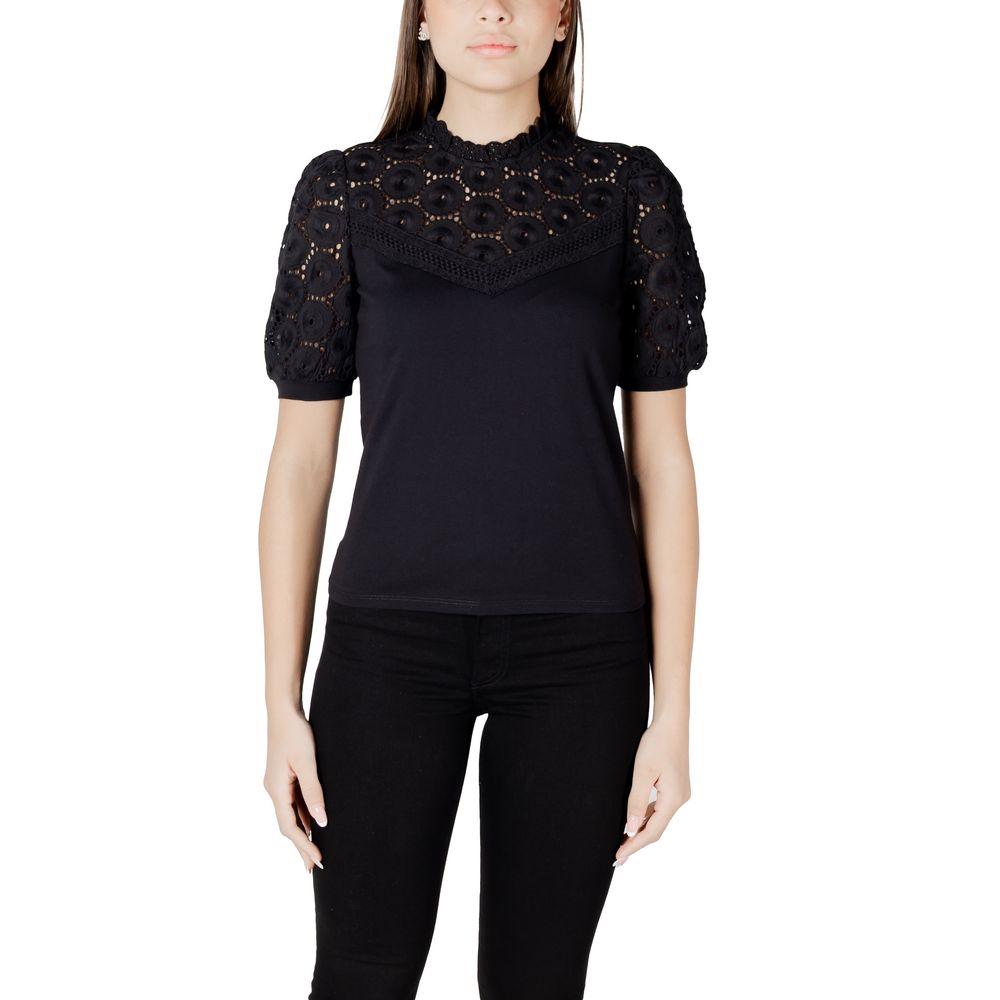 Black Cotton T-Shirt