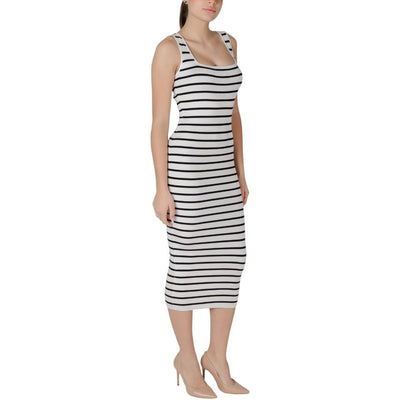 Beige Viscose Long Dress