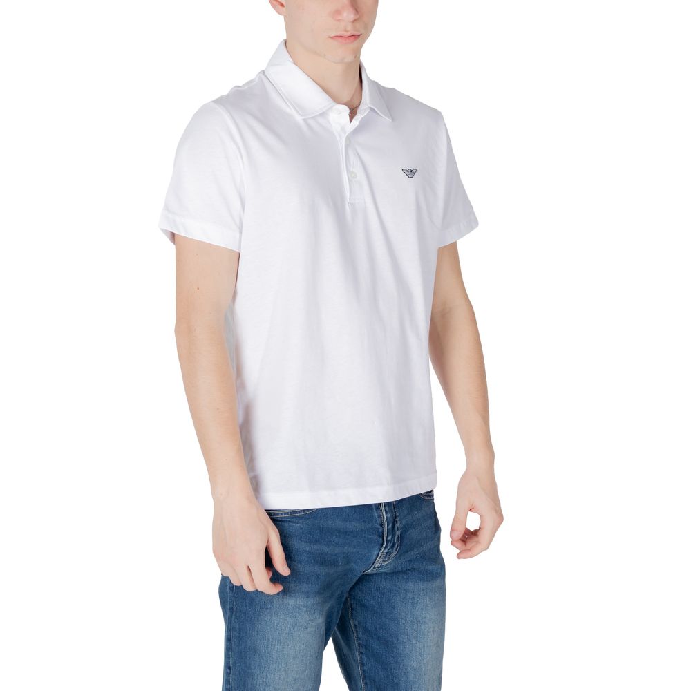 White Cotton Polo Shirt