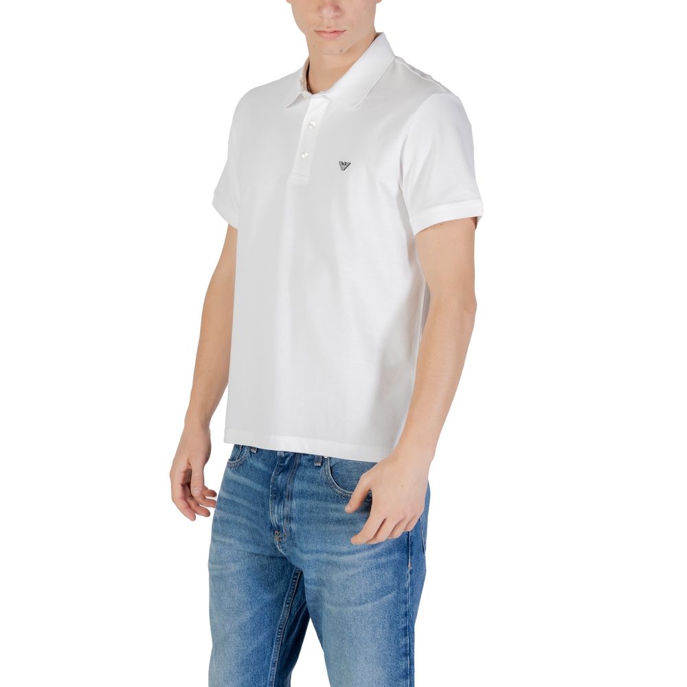 White Cotton Polo Shirt
