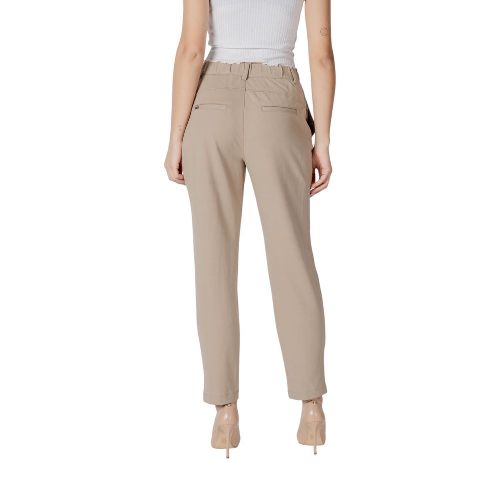 Beige Viscose Pant
