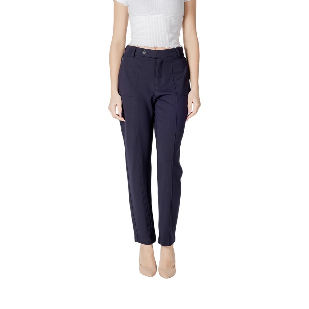 Blue Viscose Pant