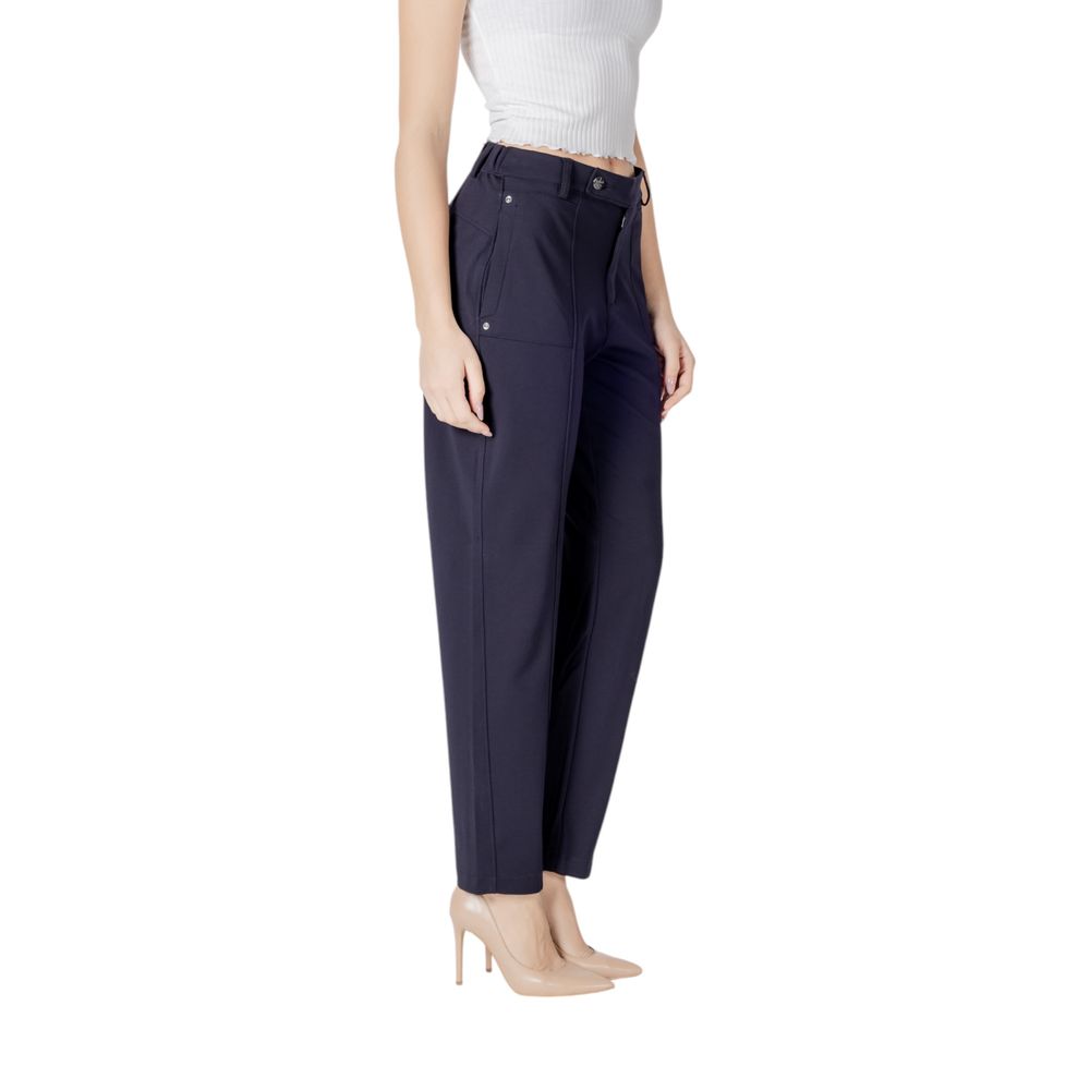 Blue Viscose Pant