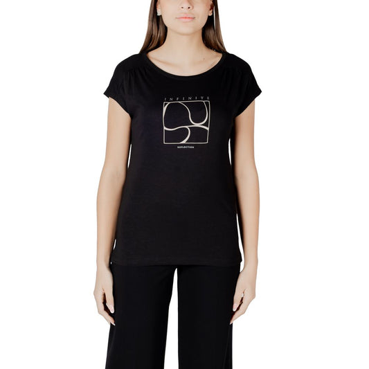 Black Cotton T-Shirt