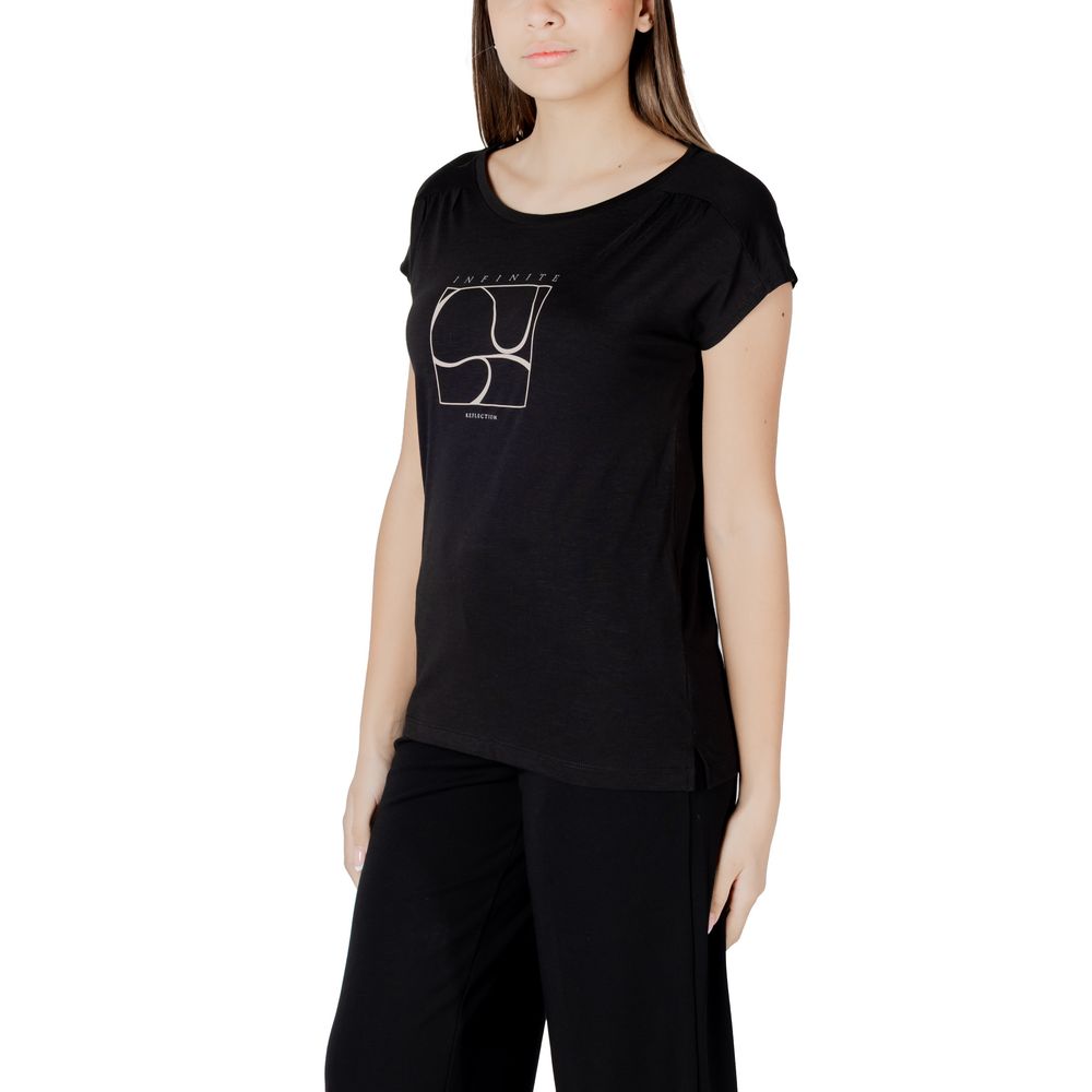 Black Cotton T-Shirt