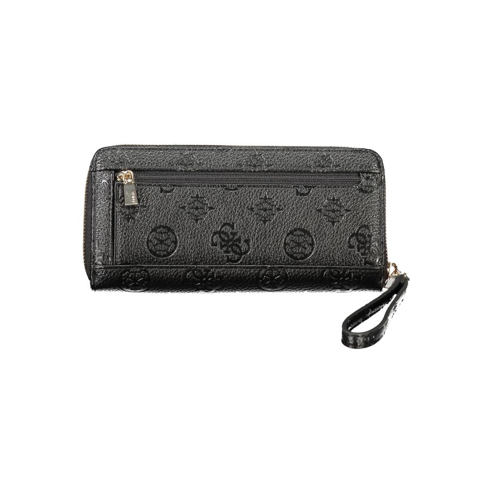 Black Polyethylene Women Wallet