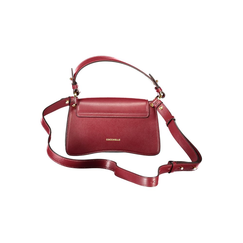 Red Leather Women Handbag