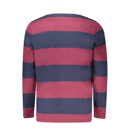 Red Cotton Men Polo Shirt