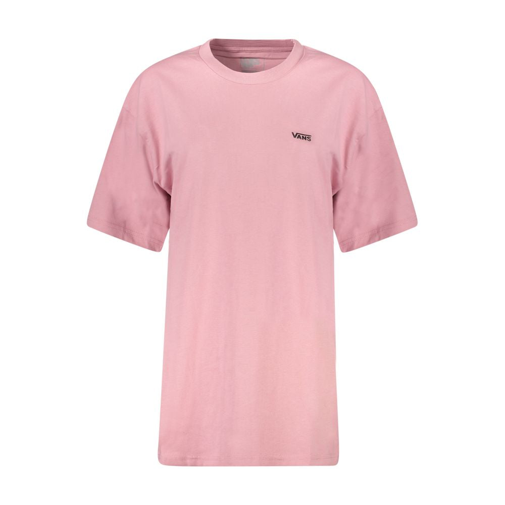 Pink Cotton Women T-Shirt
