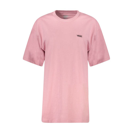 Pink Cotton Women T-Shirt