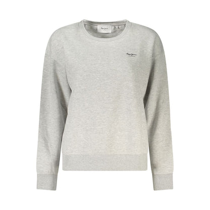 Gray Cotton Women Sweater