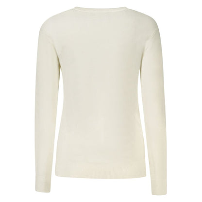 White Viscose Women Sweater