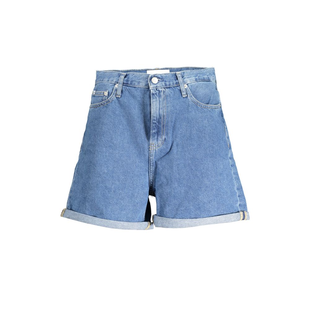 Blue Cotton Short